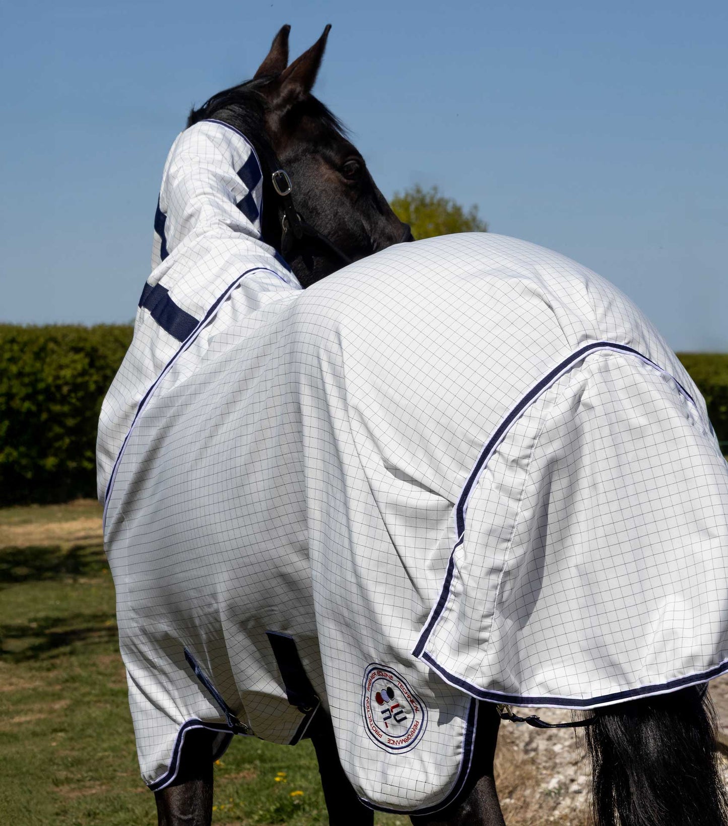 Premier Equine Cotone Stable Sheet with Neck Cover