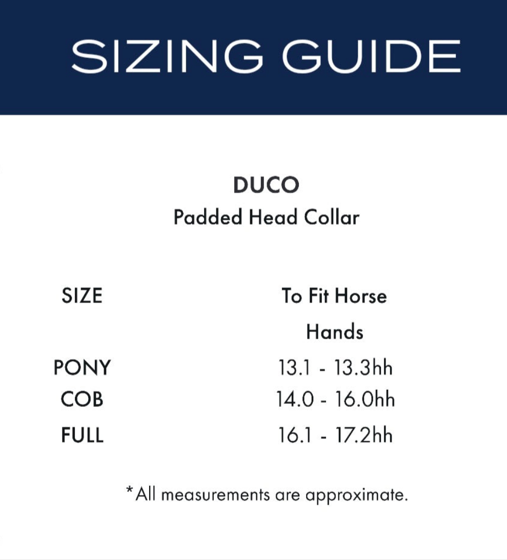 Premier Equine Duco Padded Head Collar with Lead Rope