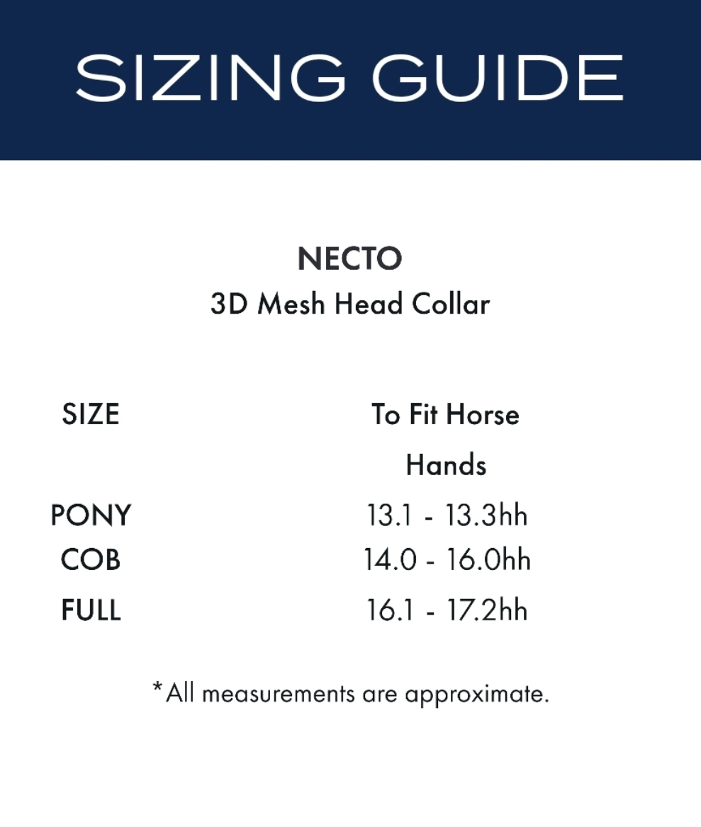 Premier Equine Necto 3D Mesh Head Collar with Lead Rope