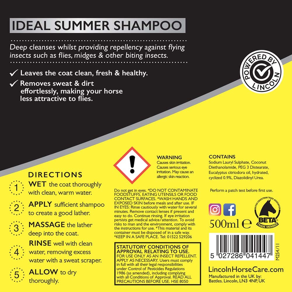 Lincoln Fly Repellent Shampoo