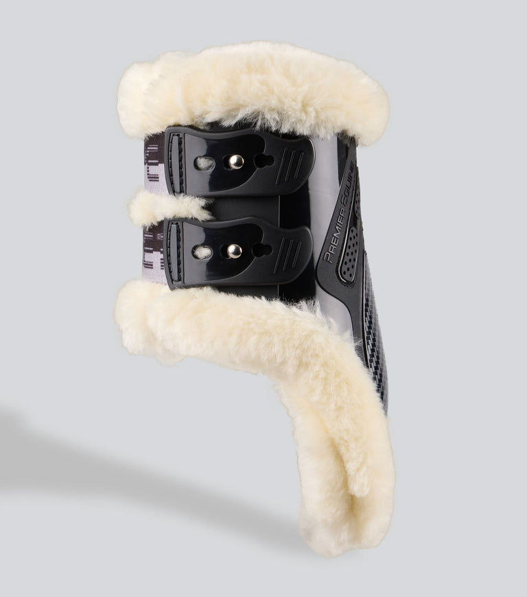 Premier Equine Carbon Pro Techno Wool Fetlock Boots