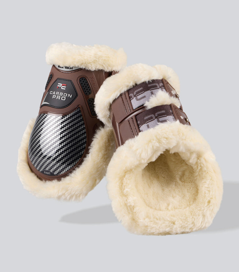 Premier Equine Carbon Pro Techno Wool Fetlock Boots