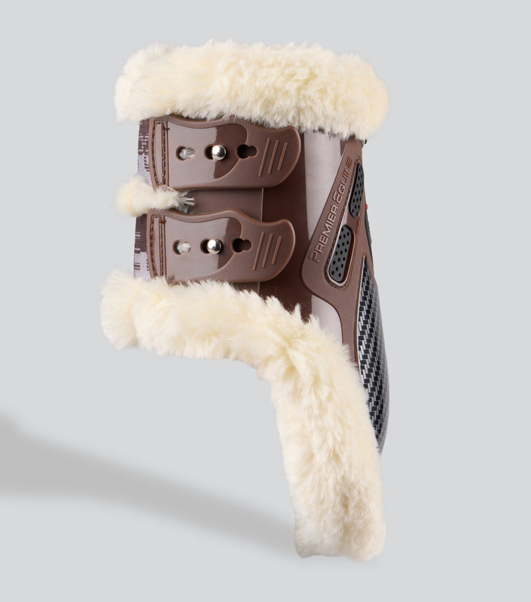 Premier Equine Carbon Pro Techno Wool Fetlock Boots