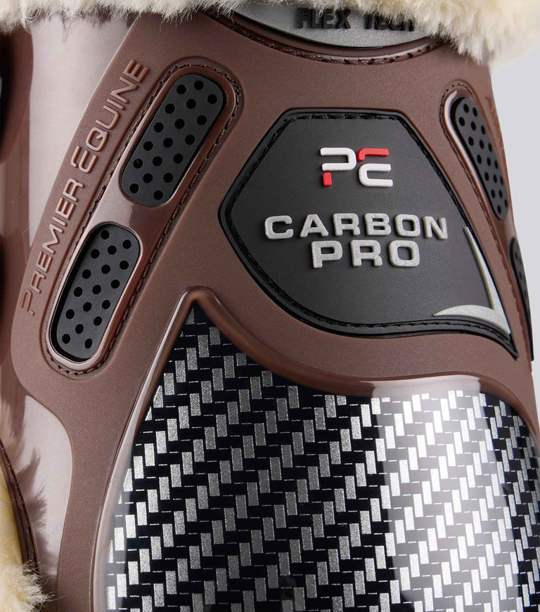 Premier Equine Carbon Pro Techno Wool Fetlock Boots