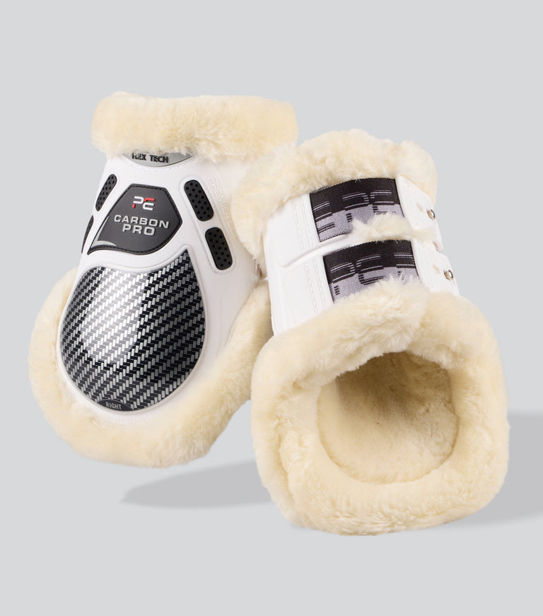 Premier Equine Carbon Pro Techno Wool Fetlock Boots