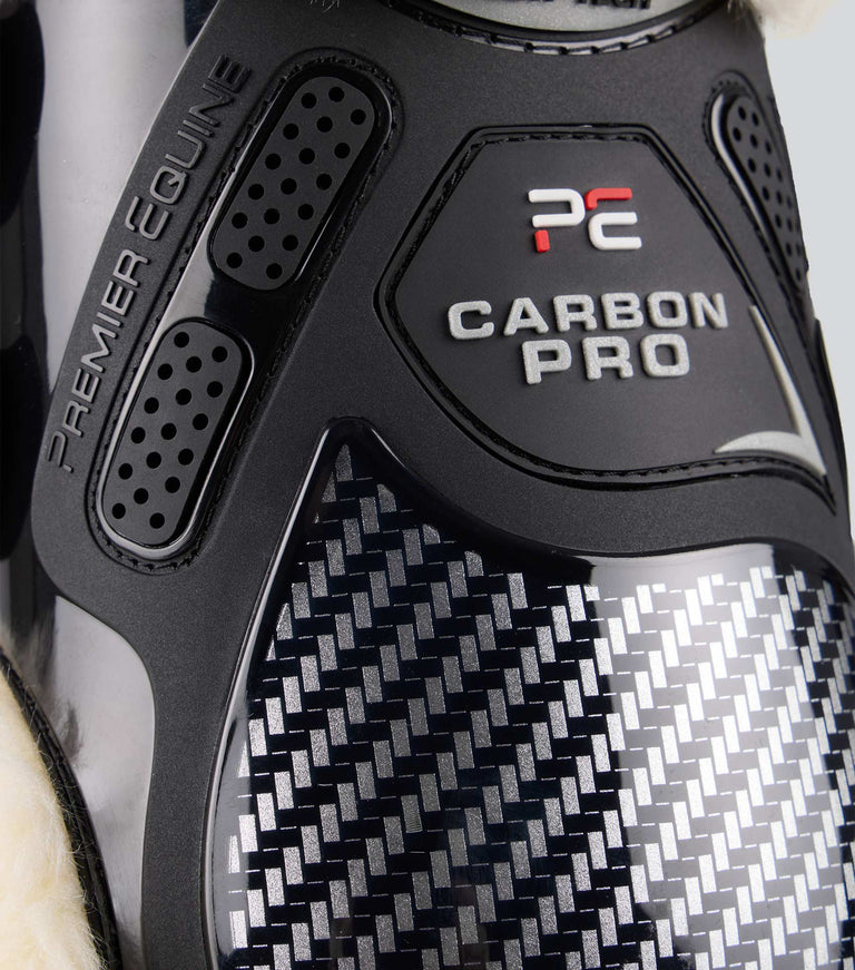 Premier Equine Carbon Pro Techno Wool Fetlock Boots