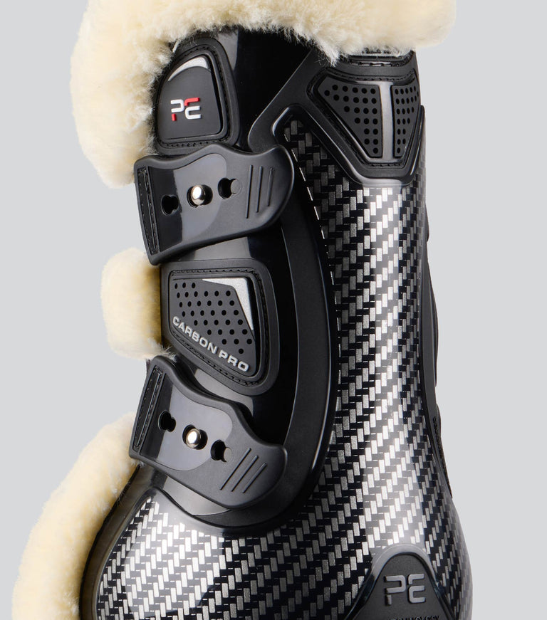 Premier Equine Carbon Pro Techno Wool Tendon Boots