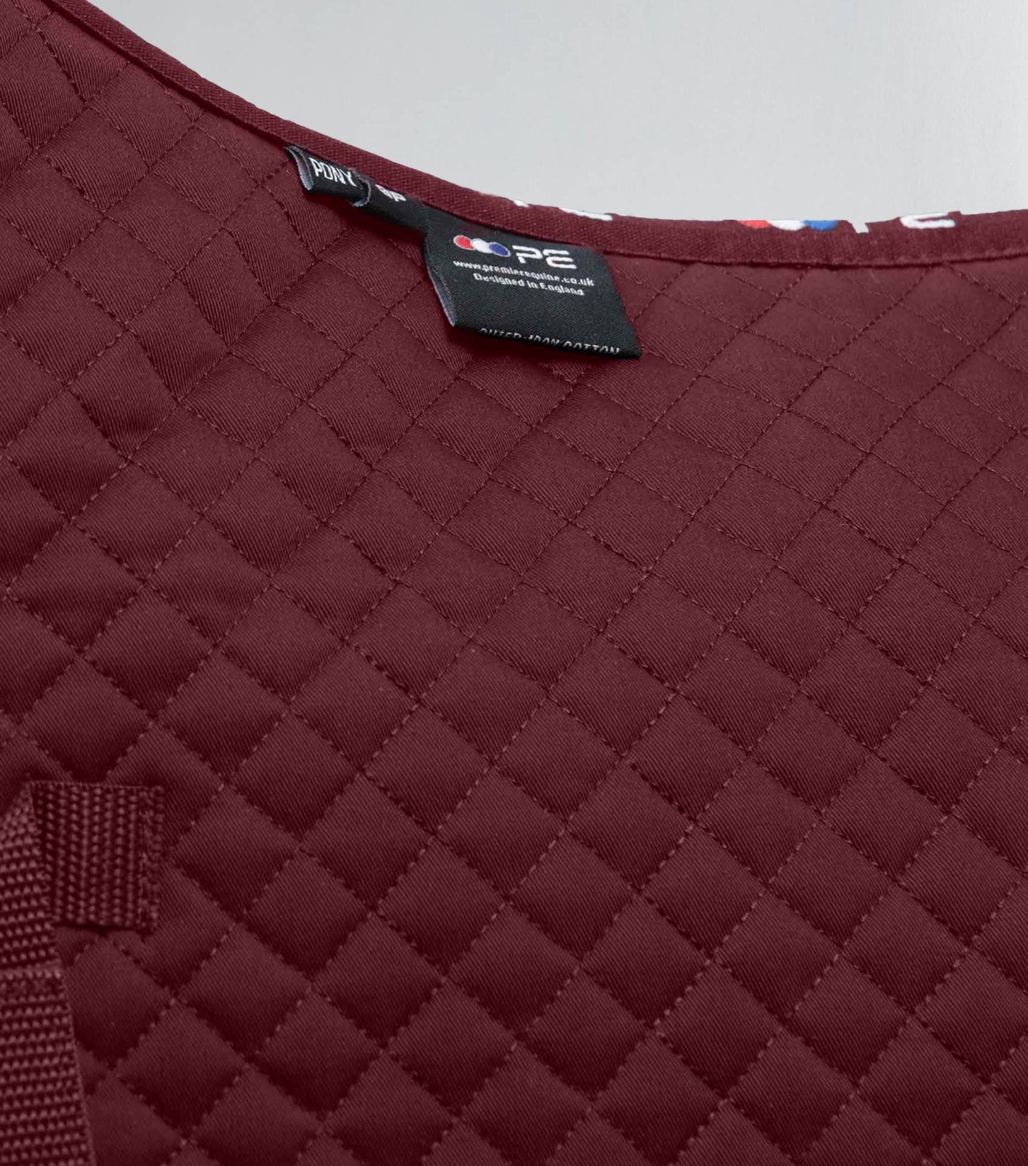 Premier Equine Pony Plain Cotton GP/Jump Square