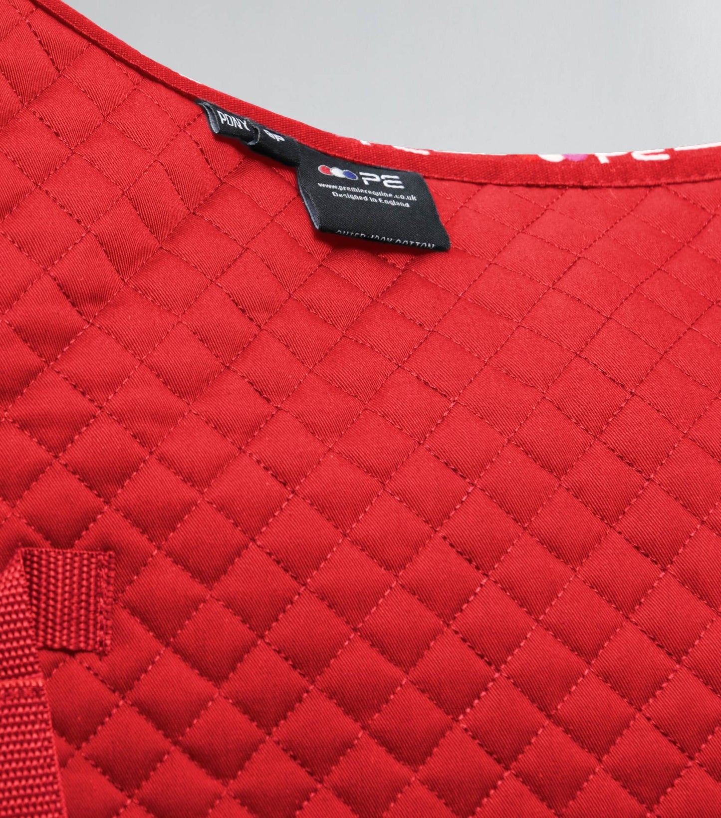 Premier Equine Pony Plain Cotton GP/Jump Square