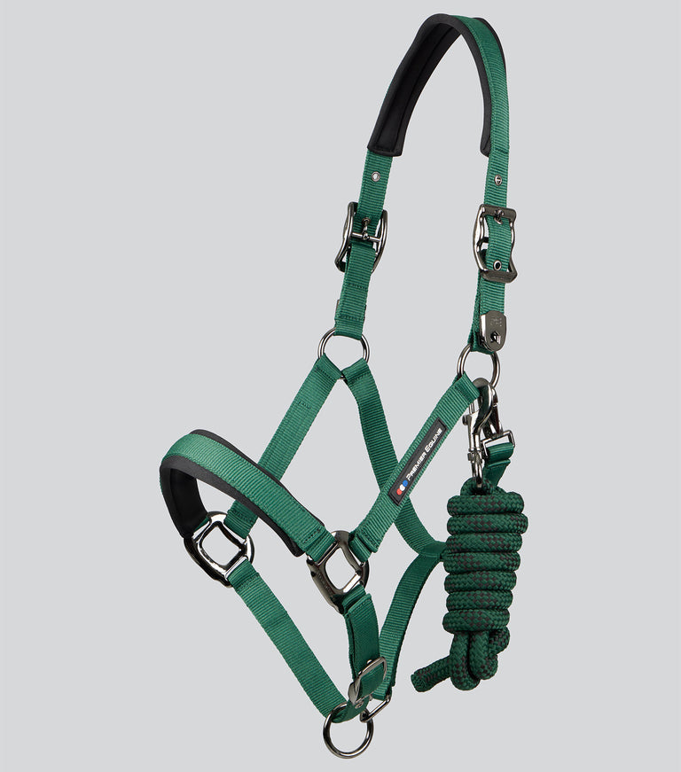 Premier Equine Corda Padded Head Collar with Lead Rope