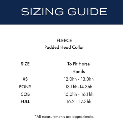 Premier Equine Fleece Padded Head Collar