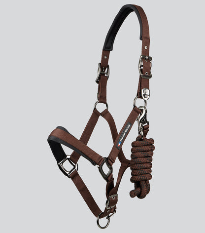 Premier Equine Corda Padded Head Collar with Lead Rope