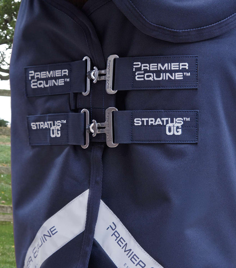 Premier Equine Stratus 1200 Series 0g Turnout Rug with Classic Neck Cover